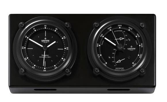 CW550013 - NAVIGATOR II Alu mat black/black clock/DD-Baro/Therm/Hygr