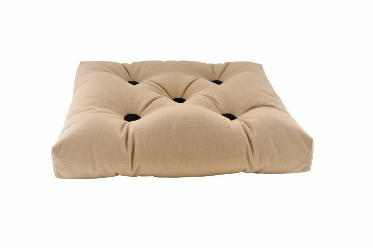 Outdoor Single seat brown with black buttons